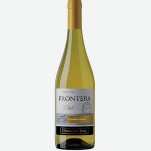 Вино белое полусладкое «Frontera Chardonnay», 0.75 л, 12 %, Чили