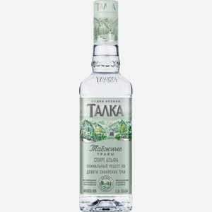 Водка особая Талка Таежные Травы 0.5л