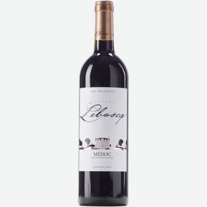 Вино красное сухое «Chateau Leboscq, Medoc Cru Bourgeois AOC», 0.75 л, 14 %, Франция