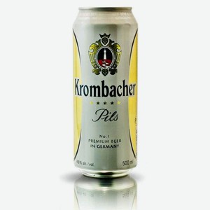 Пиво «Krombacher Pils», 0.5 л, 4.8 %, Германия