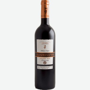 Вино красное сухое «Quaderna via Crianza DO Navarra 2015 органик», 0.75 л, 13.5 %, Испания