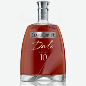 Коньяк «Старейшина 10 лет КС Dali», 0.5 л, 40 %, Россия
