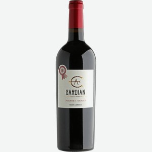 Вино красное сухое «Gardian IGP», 0.75 л, 13.5 %, Франция
