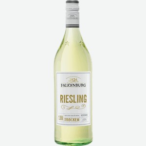 Вино белое полусухое «FALKENBURG Riesling», 1 л, 12 %, Германия