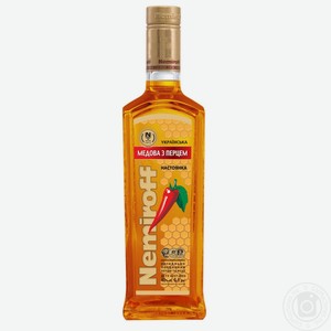 Водка «Nemiroff Украинская медовая с перцем», 0.5 л, 40 %, Россия