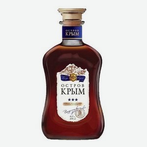 Коньяк «Остров Крым три звездочки», 0.5 л, 40 %, Россия
