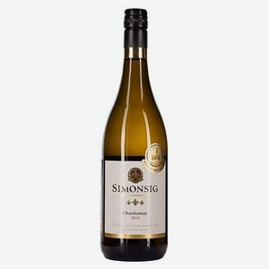 Вино белое сухое «Simonsig Chardonnay», 0.75 л, 15 %