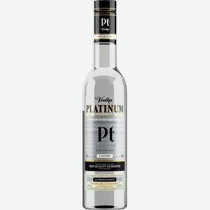 Водка «Platinum», 0.5 л, 40 %, Россия