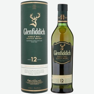 Виски «GLENFIDDICH 12 лет», 0.75 л, 43 %, Шотландия