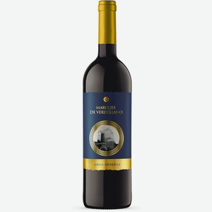 Вино красное сухое «Marques de Verdellano Gran Reserva», 0.75 л, 13 %, Испания