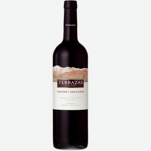 Вино красное сухое «Terrazas de Los Andes Cabernet Sauvignon», 0.75 л, 15 %, Аргентина