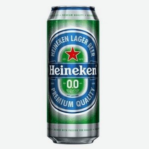 Пиво «Heineken Non alcoholic», 0.45 л, Россия