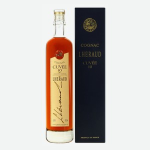 Коньяк «Lheraud Cognac Cuvee 10», 0.7 л, 42 %, Франция