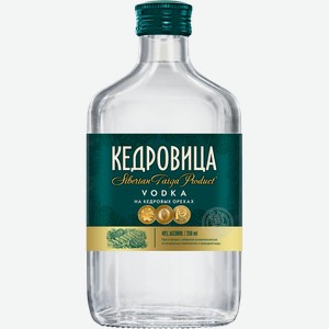 Водка «Кедровица», 0.25 л, 40 %, Россия