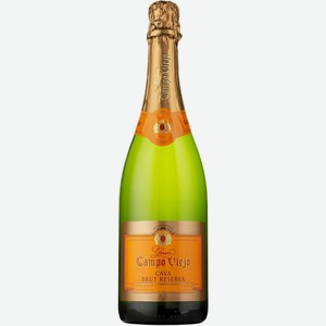 Шампанское белое брют «Campo Viejo Cava Brut Reserva», 0.75 л, 11.5 %, Испания