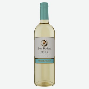 Вино белое сухое «ДОН БАТИСТО Вердехо», 0.75 л, 15 %, Испания
