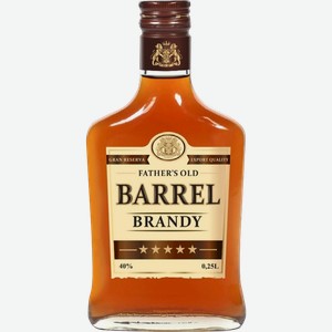 Коньяк «Бренди BARREL», 0.25 л, 40 %, Россия