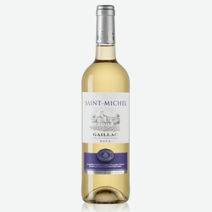 Вино белое сладкое «Saint-Michel (АОР рег.Гайяк) », 0.75 л, 11.5 %, Франция