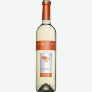 Вино белое сухое «Halkidiki», 0.75 л, 12 %, Греция