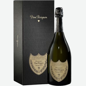 Игристое вино и шампанское Dom Perignon Vintage Brut Сhampagne AOC (gift box) 12.5% 0.75 л.