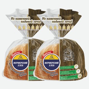 Хлеб Фермерский нарезка Каравай 330 г