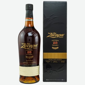 Ром Zacapa Centenario Solera Gran Reserva 23 y.o. (gift box) 40% 1 л.