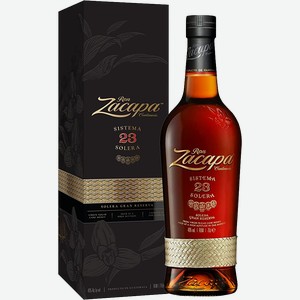Ром Zacapa Centenario Solera Gran Reserva 23 y.o. (gift box) 40% 0.7 л.