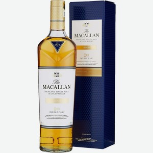 Виски Macallan Double Cask Gold Highland Single Malt Scotch Whisky (gift box) 40% 0.7 л.