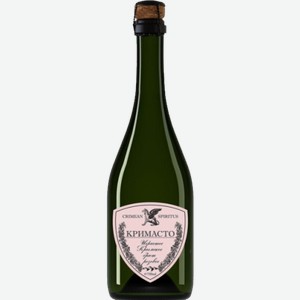 Игристое вино Золотая Балка, Кримасто Крымское розовое брют 0.75л