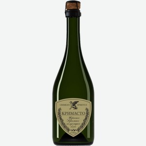 Игристое вино Золотая Балка, Кримасто Крымское полусладкое белое 0.75л
