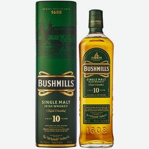 Виски Bushmills Malt 10 лет 0,7 в подарочной упаковке