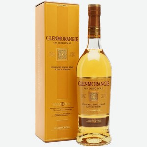 Виски Glenmorangie Original Highland Single Malt Scotch Whisky 10 y.o. (gift box) 40% 0.7 л.