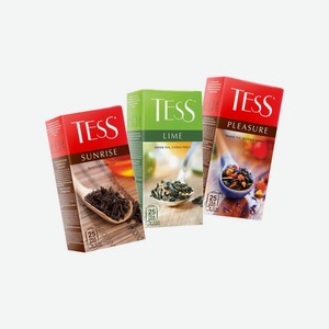 Чай Tess Sunrise, Lime, Pleasure 25пак