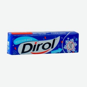 Жевательная резинка Dirol морозная мята 13.6гр