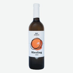 Вино МАНГУП РИСЛИНГ, белое, полусухое, 0.75л., Россия