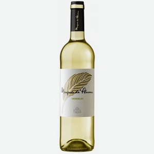 Вино МАРКЕС ДЕ ПЛУМА ВЕРДЕХО РУЭДА, белое, сухое, 0.75л., Испания