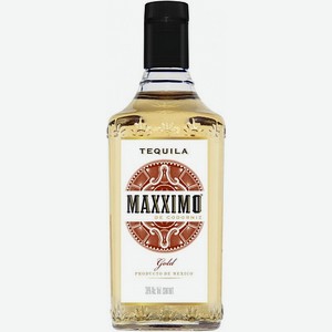 Текила МАКСИМО ДЕ КОДОРНИЗ ГОЛД, 0.5л., 38%, Мексика
