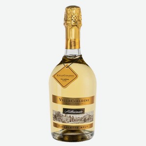 Игристое вино Villa Cialdini Pignoletto Brut, Chiarli, 0.75 л.