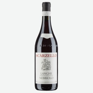 Вино Langhe Nebbiolo, Scarzello, 0.75 л.