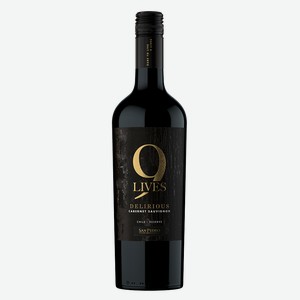 Вино 9 Lives Delirious Cabernet Sauvignon Reserve, Vina San Pedro, 0.75 л.