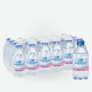 Вода негазированная San Benedetto (24 шт.), 0.33 л.