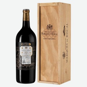 Вино Marques de Riscal Gran Reserva в подарочной упаковке, 1.5 л