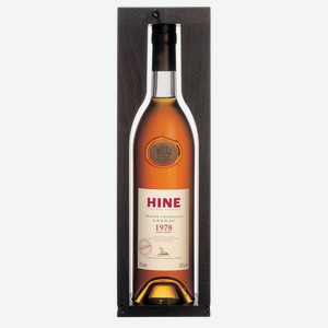 Коньяк Vintage Early Landed Grande Champagne в подарочной упаковке, Hine, 0.7 л.