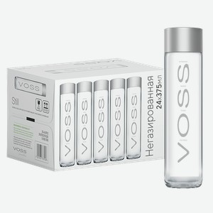 Вода негазированная VOSS (24 шт.), 0.375 л.