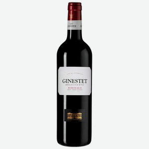 Вино Ginestet Bordeaux Rouge, Maison Ginestet, 0.75 л.