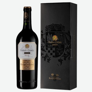Вино Baron de Chirel Reserva в подарочной упаковке, Marques de Riscal, 0.75 л.