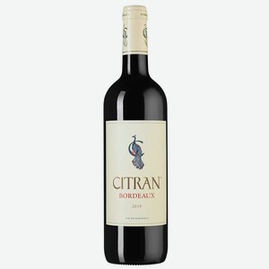 Вино Le Bordeaux de Citran Rouge, Chateau Citran, 0.75 л.