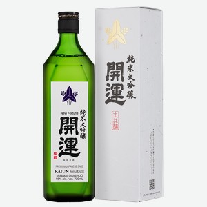Саке Kaiun Junmai Daiginjo в подарочной упаковке, Kaiun Doi Shuzojo, 0.72 л