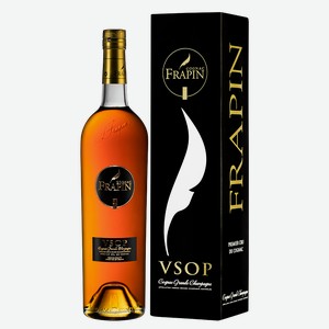Коньяк Frapin VSOP Grande Champagne 1er Grand Cru du Cognac в подарочной упаковке, 1 л., 1 л.