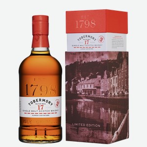 Виски Tobermory Aged 17 Years Oloroso Cask в подарочной упаковке 0.7 л.